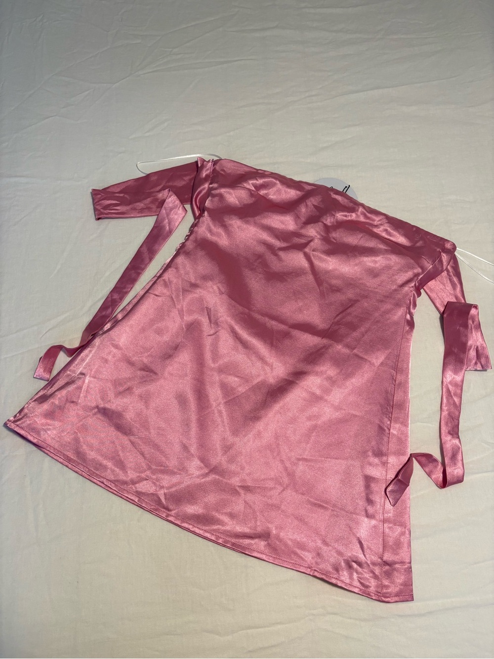 Princess Polly Shimmery Pink Satin Dress